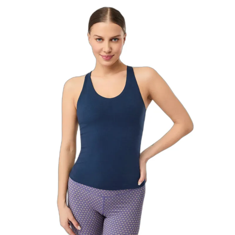 mandala Frauen Tanktop mit feinen Kreuzträgern Mandala All Sports, Bleu, – Produktbild 1 von 1