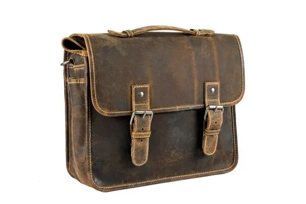 Alpenleder Alpenleder Kameratasche REPORTER, Old havanna, – Produktbild 1 von 3