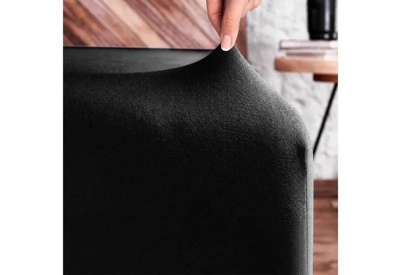 Wolkenfeld Spannbettlaken Boxspringbett Bettlaken - Spannbetttuch für Matratzen bis 40cm, Jersey, Gummizug: rundum, (1 Stück), Elastisch & Rutschfest: 90x200, 140x200, 160x200, 180x200 & Übergrößen, Schwarz, – Produktbild 5 von 5