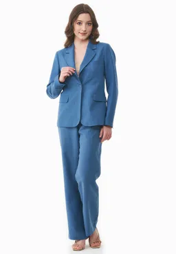 ORGANICATION ORGANICATION Damen vegan Blazer Hellmarine – Produktbild 1 von 1