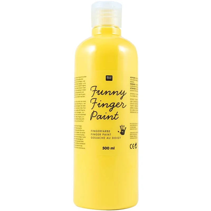 Rico Design Rico Design Fingerfarbe 500ml Gelb, Gelb, – Produktbild 1 von 1