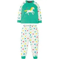 Frugi Frugi Baby und Kinder Schlafanzug 2tlg. Einhorn Gr.3 (6-12 Monate) – Produktbild 1 von 1