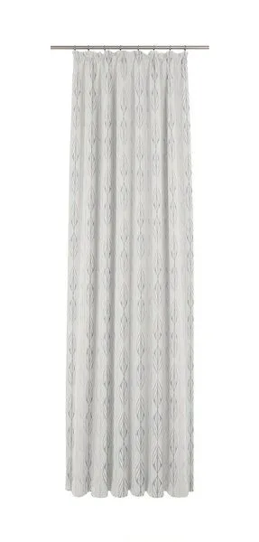 Nature by Adam Nature by Adam Vorhang aus Leinen und Bio-Baumwolle - Made in Germany - Wave, Hellgrau, – Produktbild 3 von 8