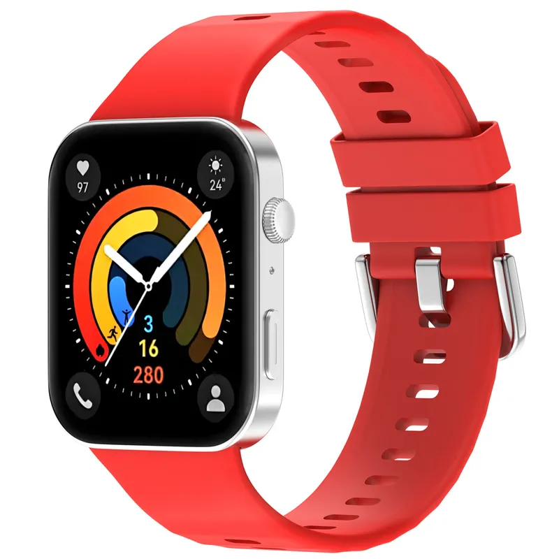 imoshion imoshion Silikonband für das Huawei Watch Fit 3, Rot, – Produktbild 1 von 1