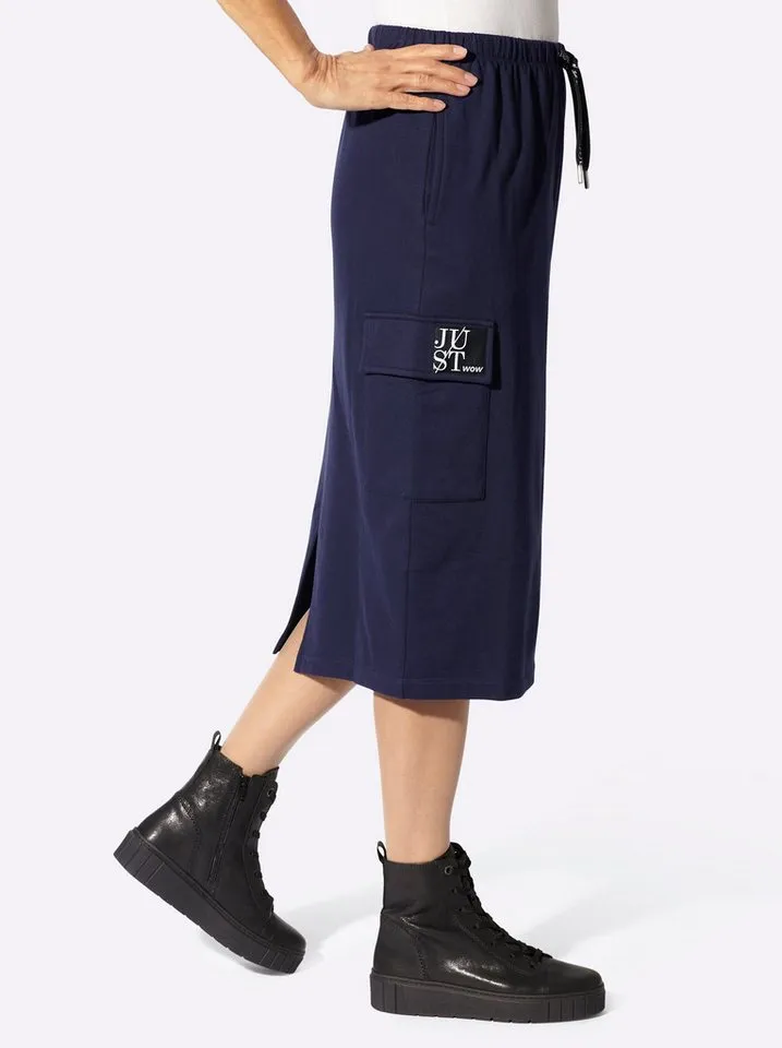 Witt Witt A-Linien-Rock Sweatrock, Blau, – Produktbild 4 von 5