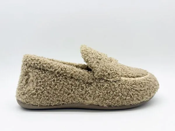 thies thies 1856 ® Rec Teddy Loafer aus rec. Kunstfell, Beige, – Produktbild 2 von 4