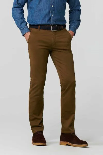 Meyer MEYER Soft Cotton Chino, Braun (karamell), – Produktbild 1 von 4