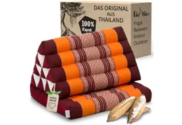livasia Sitzsack Thaikissen 1 Auflage, vegan und handgefertigt, 75x50x8cm, Kapok – Produktbild 1 von 1