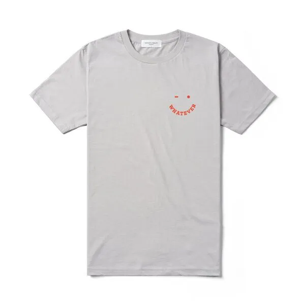 FANTASTIC REALITY STUDIOS Fantastic Reality Studios Whatever T-shirt – Bio-Baumwolle, Unisex, Grau, – Produktbild 1 von 4