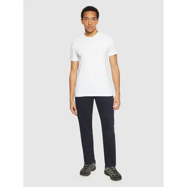 KnowledgeCotton Apparel KnowledgeCotton Apparel Chino Hose CHUCK Garment-Dyed 5-Pocket aus Bio-Baumwolle, Blau (night sky), – Produktbild 3 von 3
