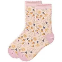 People Wear Organic People Wear Organic Socken malve gemustert Gr. 31-33, Rosa, – Produktbild 1 von 1