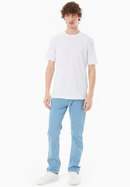 ORGANICATION ORGANICATION Basic T-Shirt aus Bio-Baumwolle, White, – Produktbild 2 von 4