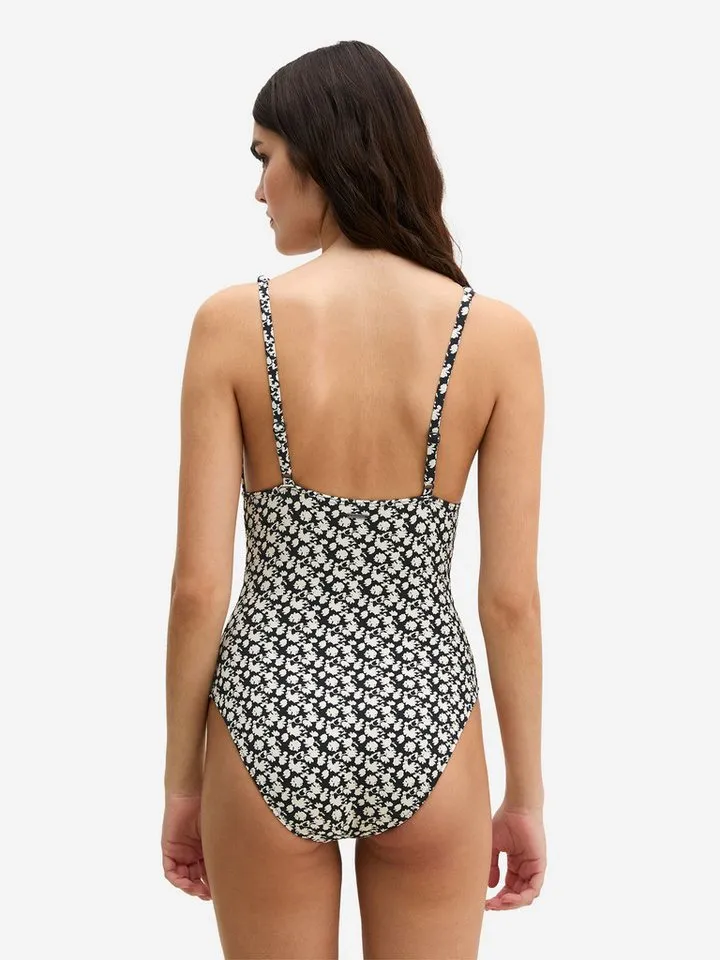 Marc O'Polo Marc O'Polo Badeanzug Millefleur Schwimmanzug, Einteiler, Schwarz, – Produktbild 3 von 4