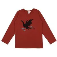 Walkiddy Langarmshirt Baby Bio-Baumwolle Rot - Walkiddy Castleland, nachhaltig & allergikerfreundlich, GOTS-zertifiziert, umweltfreundlich & stilvoll – Produktbild 1 von 1