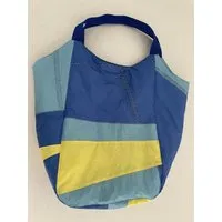 Skrabak Skrabak Upcycling-Tasche aus Segeltuch (handgefertigte Unikate), Blau-türkis-gelb, – Produktbild 1 von 1