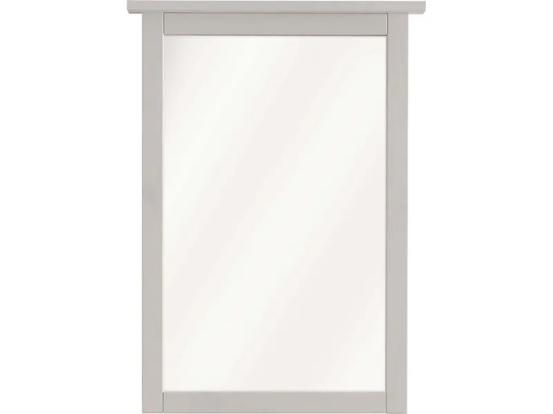 Wandspiegel "Solvita" B 58 x T 7,5 x H 80 cm, Kiefer weiß – Produktbild 1 von 1