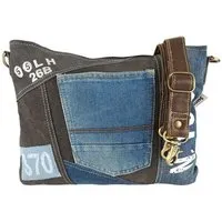 Sunsa Sunsa recycelte Jeanstasche. Nachhaltige Umhängetasche Canvas Crossbody Bag – Produktbild 1 von 1