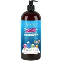 Benecos benecos Naturkosmetik - Shampoo - Family Size 950 ml - Bio-Kokos & Bio-Aloe Vera – Produktbild 1 von 1