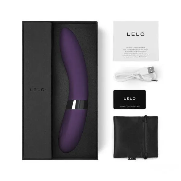 LELO Dual angetriebener Vibrator - LELO ELISE 2, Pflaume, – Produktbild 3 von 4