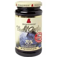 Zwergenwiese Zwergenwiese Bio-Fruchtaufstrich 'Fruchtgarten' Heidelbeere, 70 % Fruchtanteil, 225 g – Produktbild 1 von 1