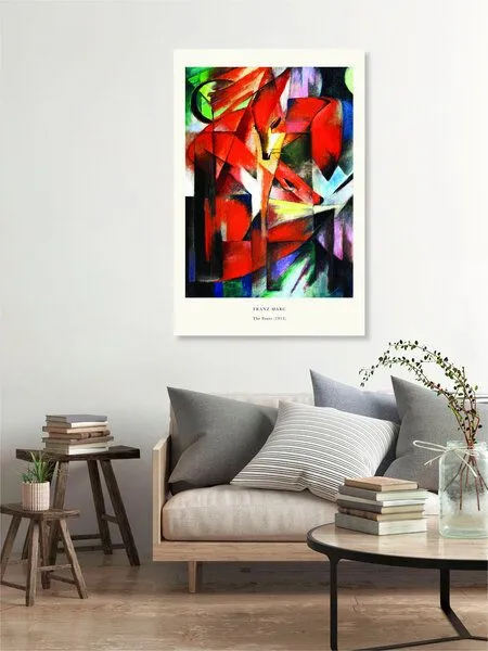 Photocircle Photocircle Poster / Leinwandbild - Franz Marc - Füchse – Produktbild 3 von 4