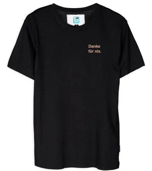 Gary Mash GARY MASH Shirt Danke für nix. aus Biobaumwolle, Schwarz, – Produktbild 1 von 4