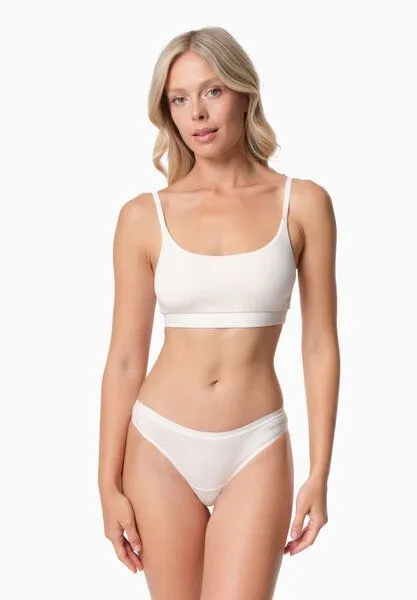 ORGANICATION ORGANICATION BELEEN | Bralette aus Bio-Baumwolle und TENCEL Modal, Off white, – Produktbild 1 von 4