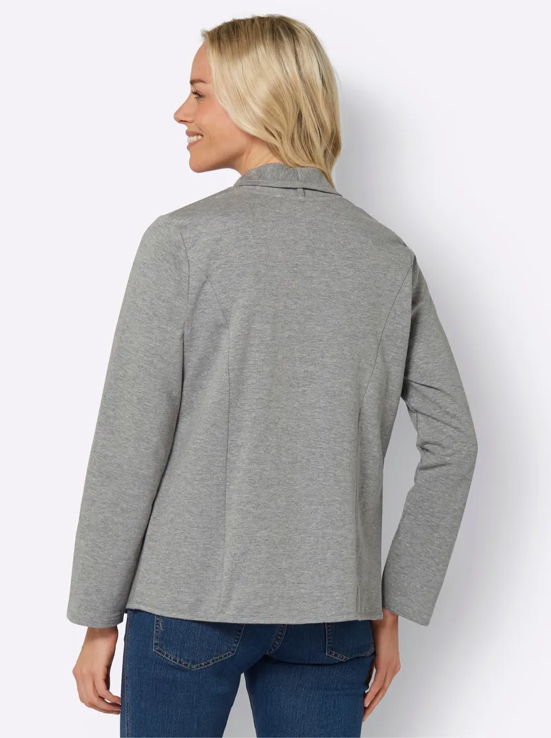 Witt Jerseyblazer, Hellgrau-meliert, – Produktbild 1 von 2