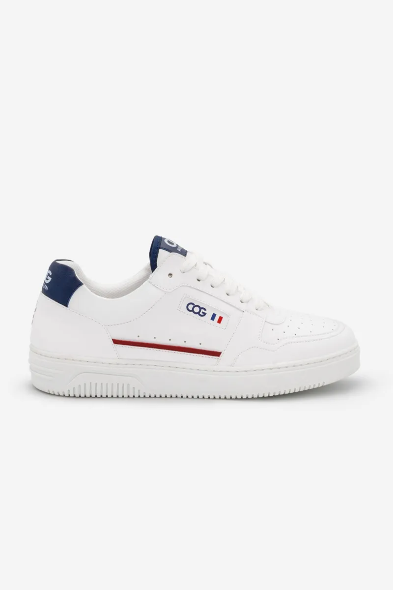 COG COG Herren vegan Sneaker Able Blau Rot, Weiß, – Produktbild 2 von 2