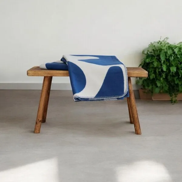 RIEMA Germany RIEMA Germany Kuscheldecke aus Bio-Baumwolle FRIDA, Blau, – Produktbild 4 von 4