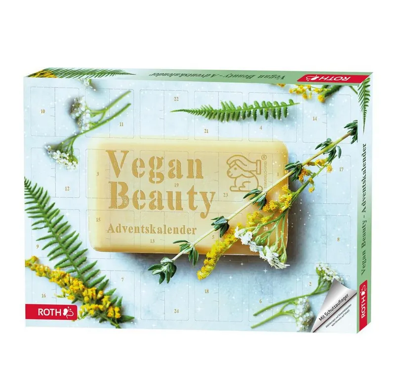 Roth Adventskalender Adventskalender Vegan Beauty, 24 vegane Kosmetikartikel für tierfreie Pflege im Advent – Produktbild 1 von 4