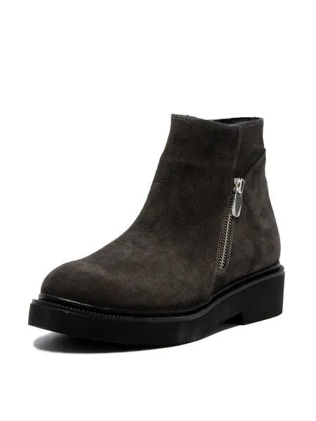 Grand Step Shoes Grand Step Shoes Damen Zip Boots Rena, Grau, – Produktbild 4 von 4