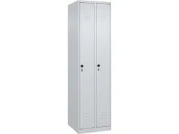 C+P C+P Spind Classic PLUS, 2 Abteile, 1850x500x500mm, Lichtgrau/Lichtgrau – Produktbild 1 von 1