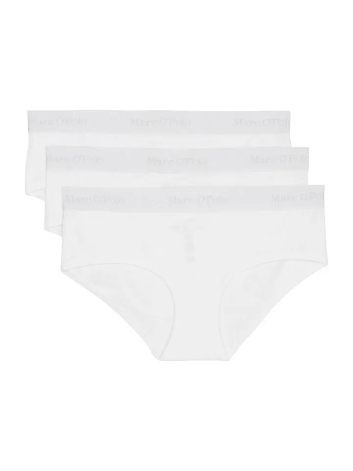 Marc O'Polo Marc O'Polo Panty Essentials (3-St) Panty unter-hose unter-wäsche, Weiß, – Produktbild 1 von 3