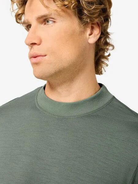 Super.Natural Super.Natural M Casual Rib Bio J LS für Herren, Eucalyptus, – Produktbild 2 von 4