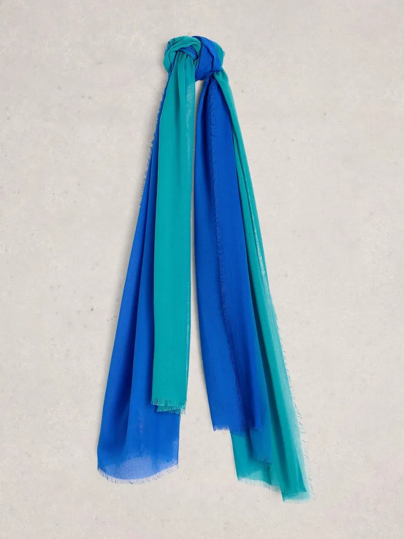 White Stuff Oversized Schal Penny - Einheitsgröße, Leuchtend blau, – Produktbild 1 von 3