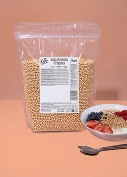 KoRo Soja Protein Crispies 90 % | 1 kg – Produktbild 1 von 1