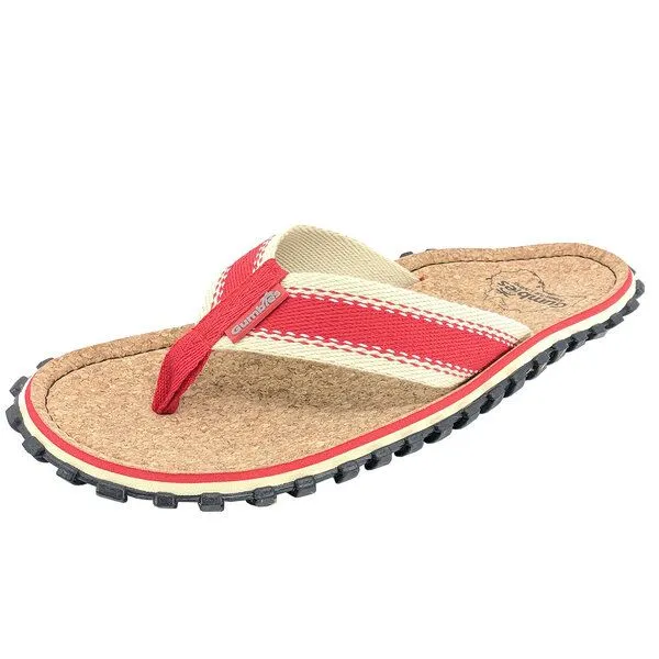 Gumbies Gumbies Corker - Zehentrenner aus Kork für Damen und Herren, Rot, – Produktbild 2 von 3