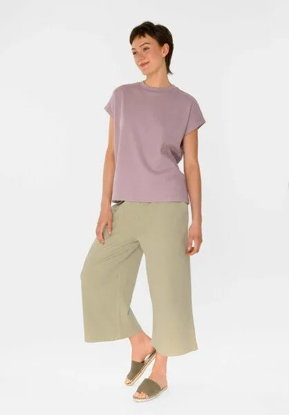 THOKKTHOKK ThokkThokk TT75 Boxy T-Shirt (GOTS, vegan), Dark mauve (lila), – Produktbild 4 von 4