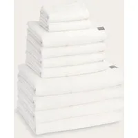 Kushel Towels Kushel Towels The Family Set - Handtuch SET aus Biobaumwolle und Holzfaser, Cloud white, – Produktbild 1 von 1