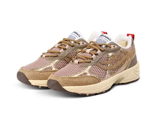 Genesis Footwear Genesis Footwear G-ECO 99 Embo - Vegane Sneaker-, Tan / gold, – Produktbild 1 von 4