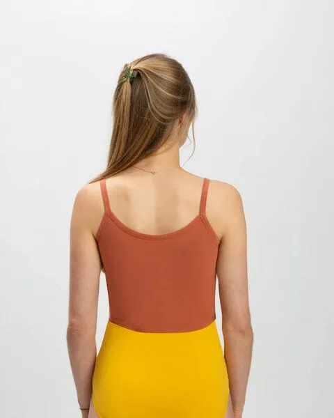 MATONA Matona Crop Top aus Baumwolle für Frauen / Basic Crop Top, Savanna, – Produktbild 2 von 4