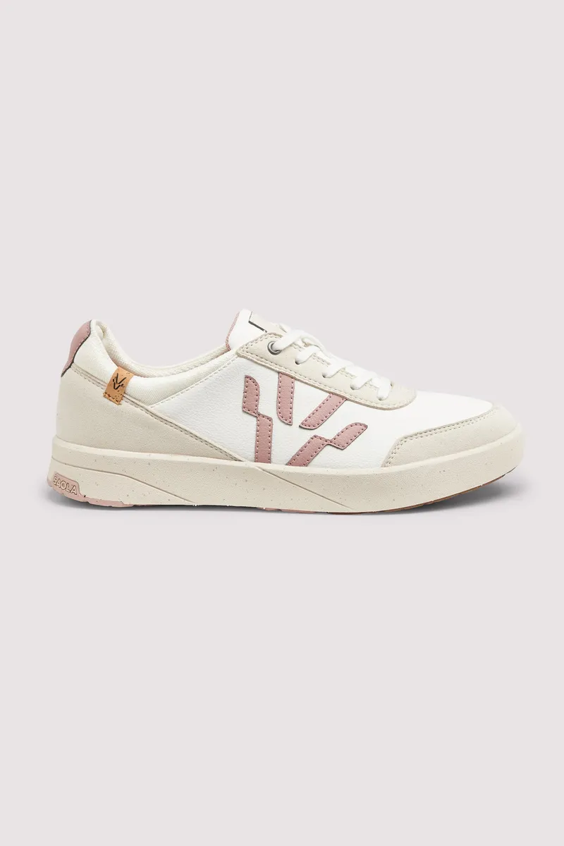 SAOLA SAOLA Damen vegan Sneaker Damen Cali White Rose, Weiß, – Produktbild 1 von 2