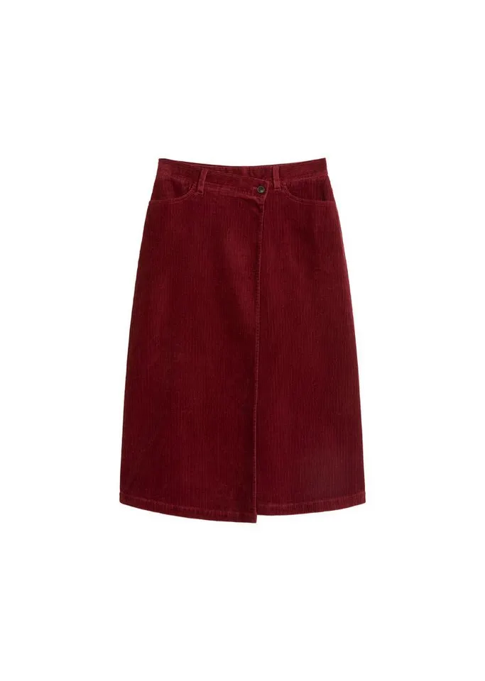 Marc O'Polo DENIM Webrock aus Baumwoll-Stretch, Rot, – Produktbild 5 von 5