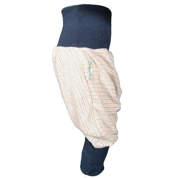 liebewicht liebewicht leichte Pumphose weiß rot blau gemustert aus Biobaumwoll Sweat, Blue, – Produktbild 7 von 8