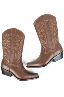 Will's Vegan Store Will's Vegan Store Damen vegan Westernstiefel In Kastanienbraun – Produktbild 1 von 1