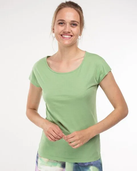Alma & Lovis Alma & Lovis T-Shirt aus Bio-Baumwolle | Short Pure, Green (hellgrün), – Produktbild 1 von 4
