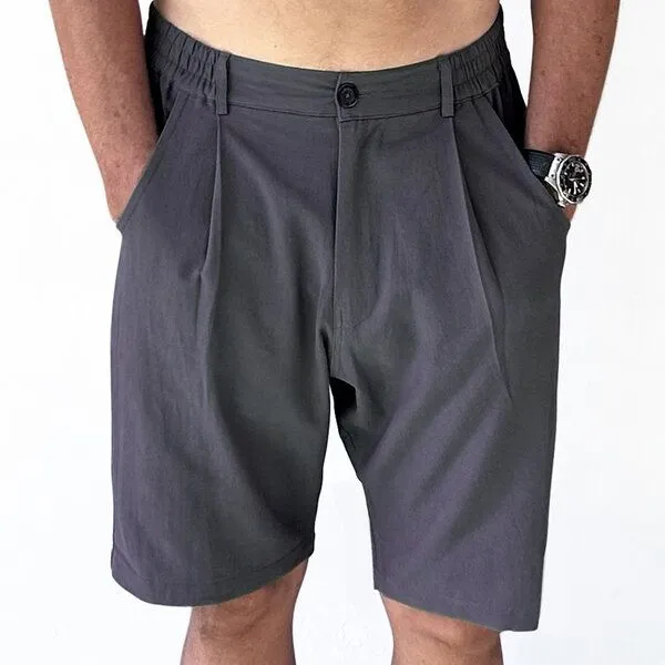 The Driftwood Tales The Driftwood Tales Shorts aus 100 % Baumwolle, Antrazitblauw, – Produktbild 1 von 4