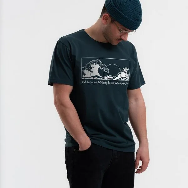 Gary Mash GARY MASH Shirt Welle aus Biobaumwolle, Schwarz, – Produktbild 3 von 4