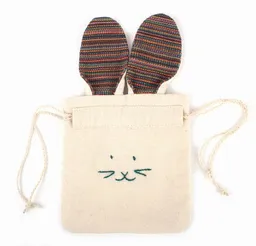 El Puente El Puente Geschenktasche "Häschen" | Fair Trade & Handmade aus Nepal – Produktbild 1 von 1